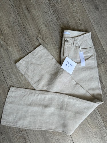Damen mac leinen beige - leinen,