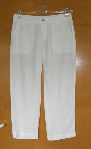 Mac nora cropped leinenhose - nora,