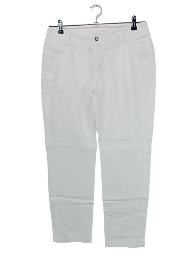 Mac leinenhose damen weiß - mac,