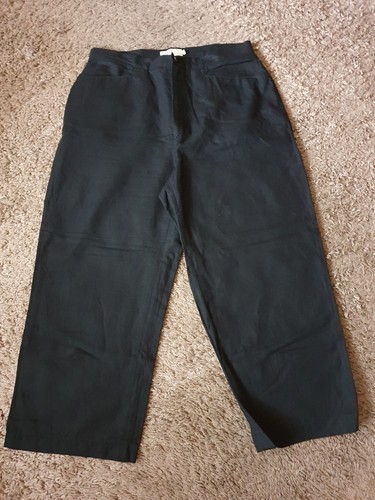 Mac leinenhose mica schwarz - leinenhose,